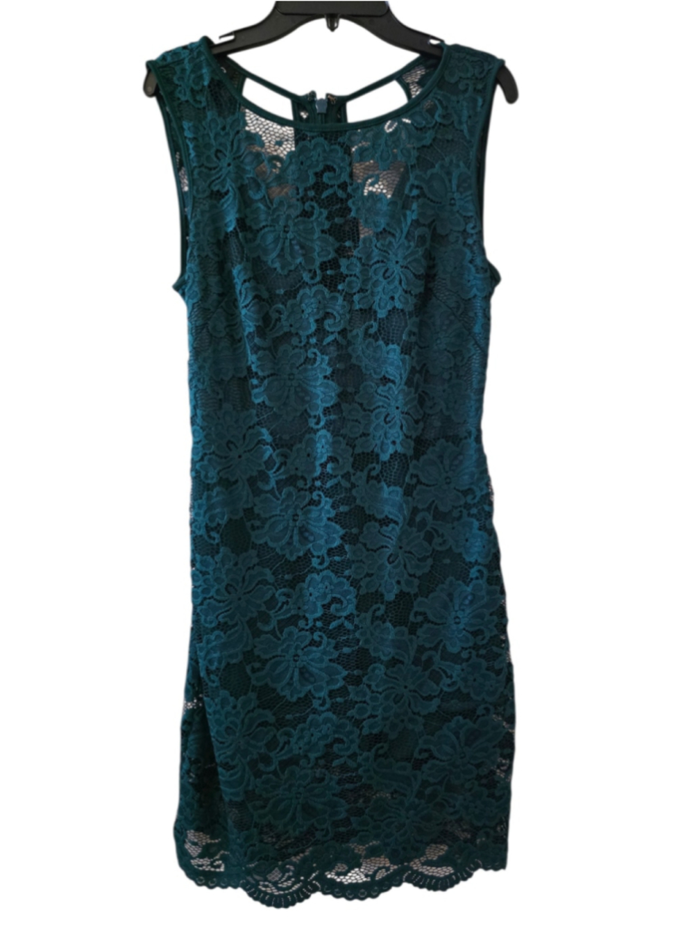 Women's Bebe Green Lace Mini Dress Size S